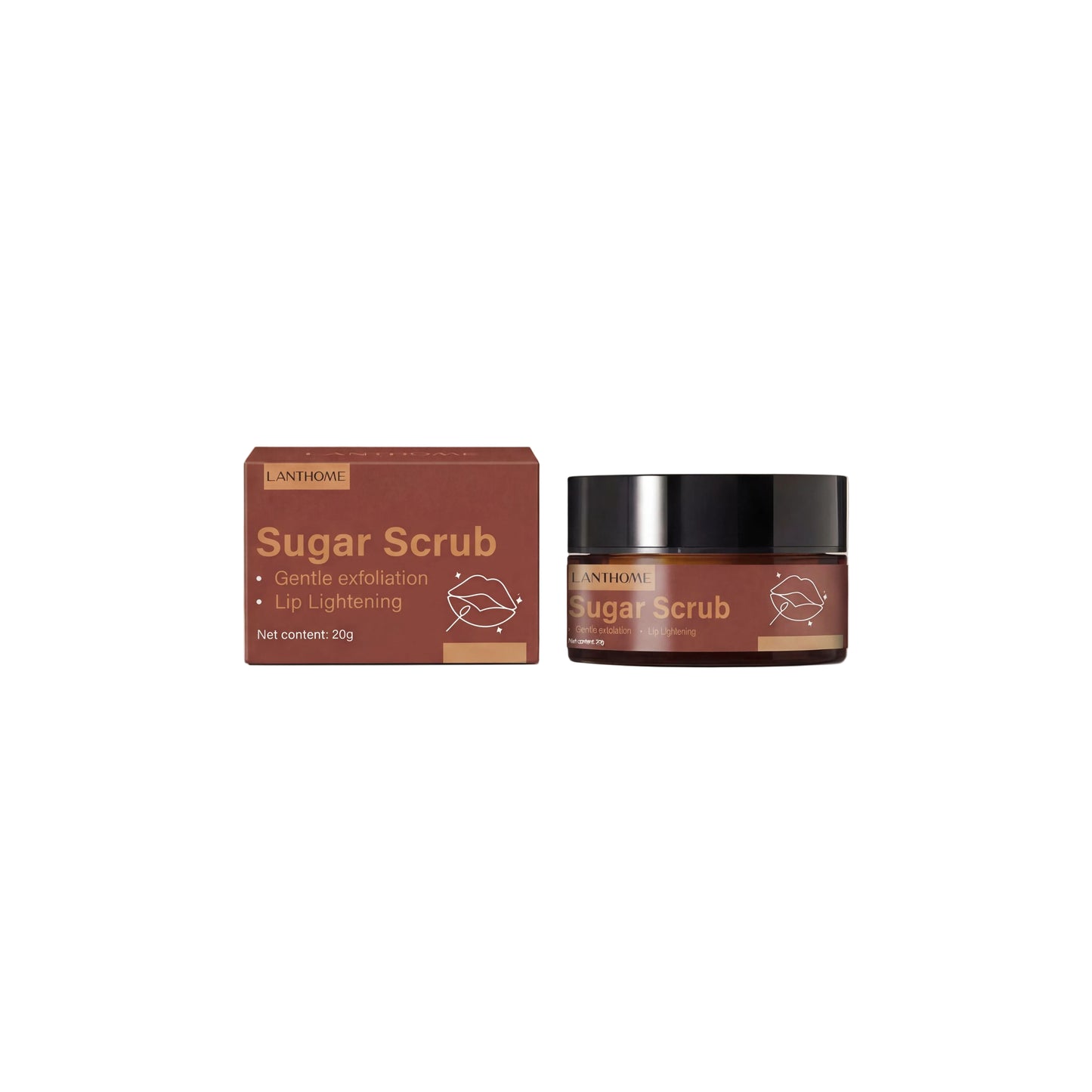 Brown Sugar Lip Scrub Moisturizing Cream
